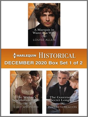 cover image of Harlequin Historical December 2020--Box Set 1 of 2